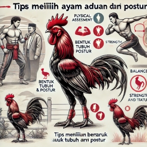 Tips Memilih Ayam Aduan Berdasarkan Bentuk Tubuh dan Postur